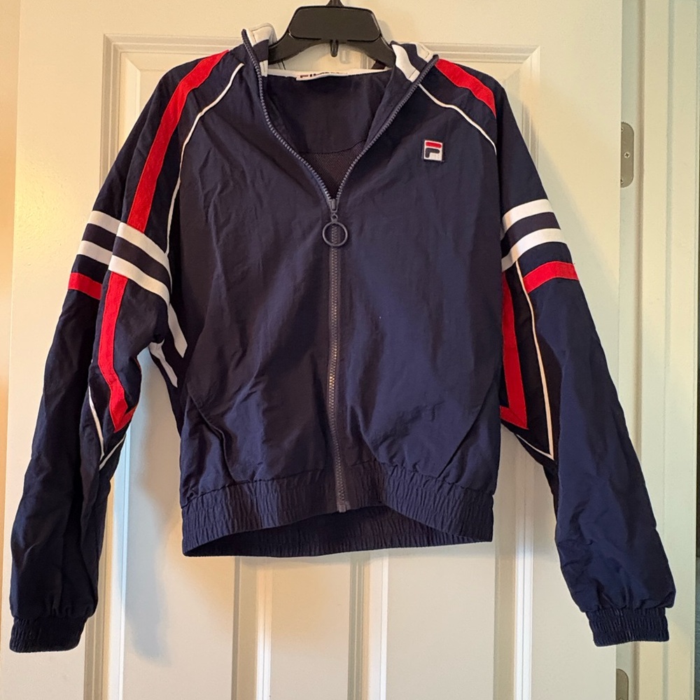 Fila Navy and Red Track Jacket